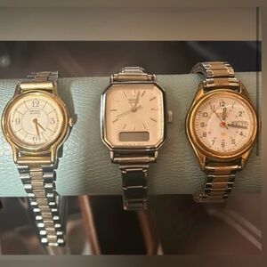Variety of Seiko, Bulova & Caravelle by Bulova Watches